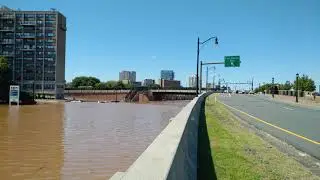 New Brunswick 9/2/21 After Hurricane Ida, Route 18 South & North