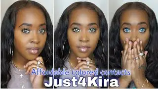 Affordable colored contacts| Just4Kira