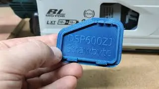 Strawbyte Makita DSP600ZJ 36v track saw dust cover - 001