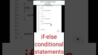 If Else Conditional Statements | If Else Statement in C | C Programming Language Tutorials