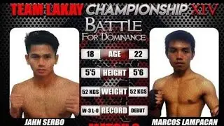 Jahn Serbo vs Marco Lampacan (Fight Corps MMA) FIGHT HIGHLIGHTS | Team Lakay Championship
