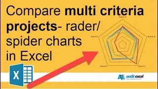 Compare items with multi success aspects- Excel Radar/ Spider charts