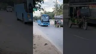 Desh travels blue Hyundai ac bus nice body. #buspremi #travel #driver #vahicles #acbus #luxurybus