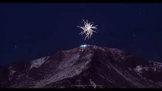 2023 New Years Eve Fireworks on Pikes Peak
