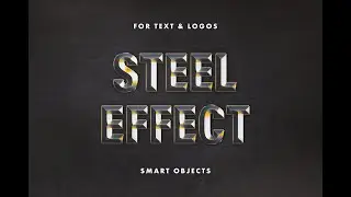 Download Forged Steel Text Effect Stock Graphics