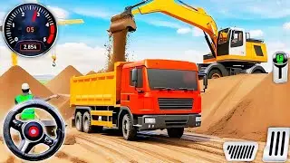 JCB Construction Highway Road  Repair Games - JCB Construction: JCB - Android Gameplay 