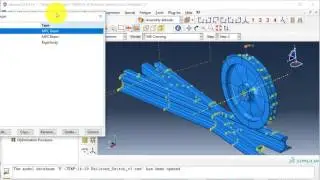 ABAQUS tutorial | Wheel/Crossing Rail Interaction | Contact | Explicit | 16-20.1