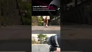 Long-distance auto-focus effect via LIVE AIR 4 SMART LiDAR MOTOR. #pdmovie #autofocus #motorsmart