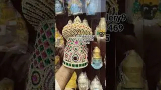 god jewellery | deity ornaments mukut crown kireetam tirumala Tirupati Balaji srinivas temple