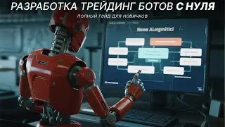 АЛГОТРЕЙДИНГ С НУЛЯ: пишем торгового бота на Python за 1 видео!Разработка стратегии, бектест, запуск