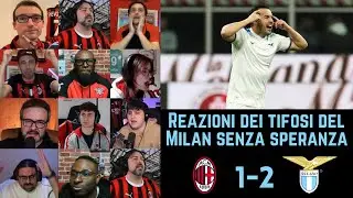 Reazioni dei tifosi del Milan senza speranza a AC MILAN 1-2 LAZIO | Serie A GW 27 | 03-03-2025