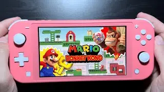 Mario vs. Donkey Kong en Nintendo Switch LITE Gameplay