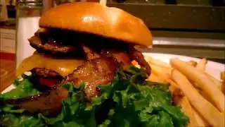 Cracker Barrel Old Country Store ( MAPLE JAM N' BACON BURGER / Cast Iron Pressed )