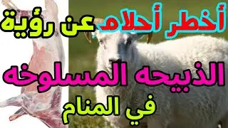 أخطر أحلام عن رؤية حلم الذبيحه المسلوخه في المنام | رؤية الذبح في الحلم | تفسير حلم الذبيحه المسلوخه