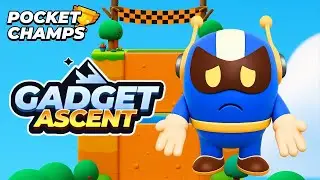 BLUE RANGER gave it 100% in GADGET ASCENT &mdash; victory was so close! | World Best Pocket Champs Game