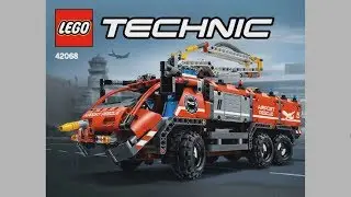 2017 LEGO Technic 42068 Airport Rescue Vehicle - instruction timelapse