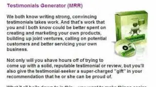Testimonials Generator