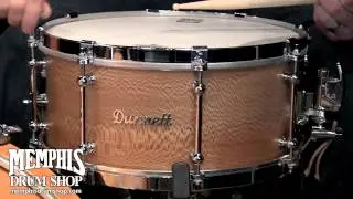 Dunnett Classic 14 x 6.5 MonoPly Sycamore Snare Drum - Natural Dry Matte Lacquer