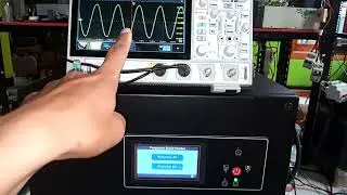 251111GJPHYFW3 Test Pengujian Inverter UPS Box Panel 3000W LCD Touch Screen tanpa MPPT