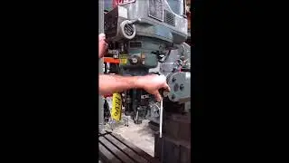 13320 Enco 9&rdquo; x 42&rdquo; Vertical Knee Mill, Model 100-1529, www.vanderzielmachinery.com