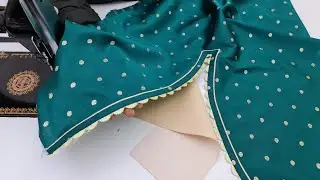 कुर्ती के लिए बेहद खूबसूरत नैक डिज़ाइन/kurti neck design cutting and stitching