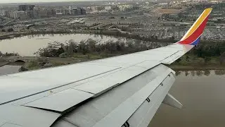 River Visual Approach | Southwest Airlines | Boeing 737-700 | Washington DC