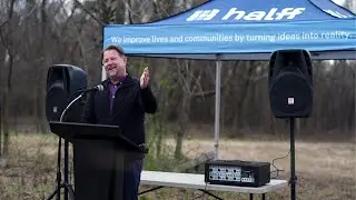 Grove Mayor Talks Ideas for Kids as Bicycle Park Breaks Ground