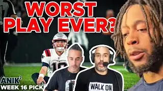 PATRIOTS CHOKE: Jon and Jason Anik on WORST NFL PLAY EVER | Anik Squared NFL Week 16 Picks