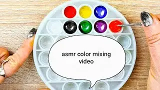 35 Colors Made from just 3primary colors/Acrylic color mixing tutorial