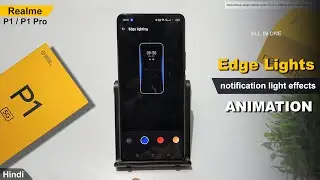 How to set edge lighting in realme p1 pro 5g | Realme p1 5g me edge lighting kaise lagaye