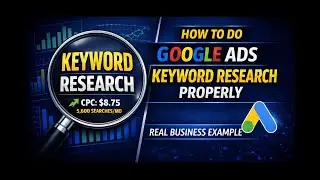 How to Do Google Ads Keyword Research Properly | Real Business Example