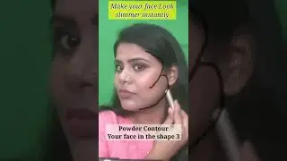 Make your face look slimmer instantly..