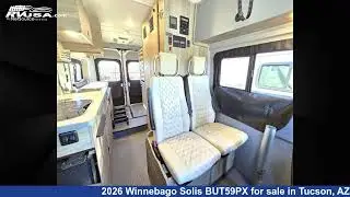 Remarkable 2026 Winnebago Solis BUT59PX Class B RV For Sale in Tucson, AZ | RVUSA.com