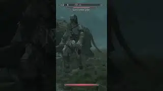 Skyrim Giant Launch #gaming #bethesda #skyrim #giant