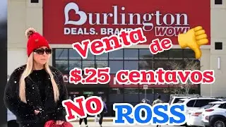 LA MEJOR VENTA del ENERO*de $.25 CENTAVOS✅😱en BURLINGTON no ROSS👎