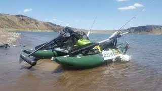 How to Troll backwards with an inflatable pontoon
