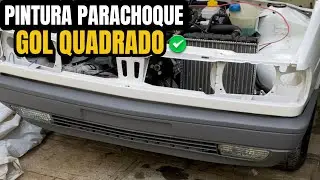 QUASE FINALIZADO: PINTURA PARACHOQUE GOL QUADRADO