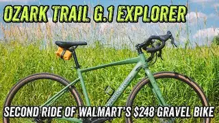 Вторая поездка на гравийном велосипеде Ozark Trail G.1 Explorer от Walmart за 248 долларов