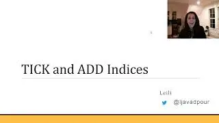 $TICK and $ADD for day trading