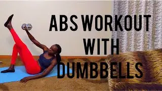 Abs Workout with Dumbbell #absworkout #toningworkout #homeworkout