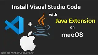 Install Visual Studio Code with Java Extension on macOS