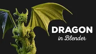Create a DRAGON in Blender (for 3D Printing)