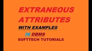 Identification of Extraneous Attributes