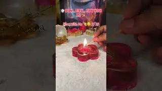 Handmade Candle ASMR ✨ Blow with Me Series #diwali2025 #festivegifting #resinart #diy #asmr