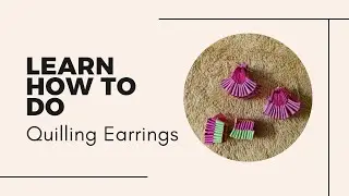 How to do Quilling Earrings??#craft #quillingart #diy #craft 