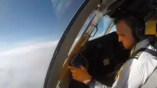 ATR 45 ESBJERG - STAVANGER Timelapse Cockpit
