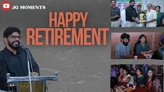 The Most Proud Moment&hearts;️| Prasanth Master 2001 - 2025 Retiring After 25 Years Of Teaching✨| JG Moment