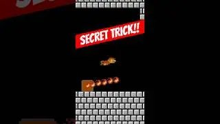 Ultimate World 1-4 SPEEDRUN trick in Super Mario Bros. (NES)!!