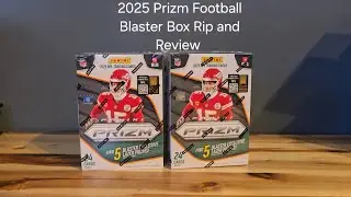 2025 Prizm Football Retail Blaster 2 box rip and review.