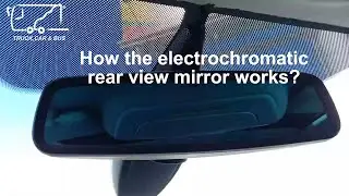 Electrochromatic rear view mirror